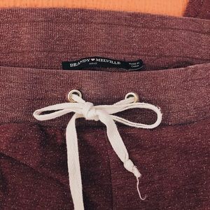Brandy melville marroon sweats!